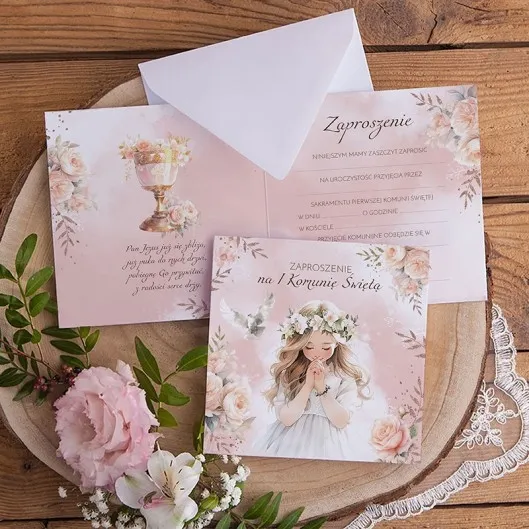 Zaproszenia na I Komunię
